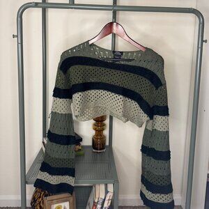 Knitted Cropped Sweater